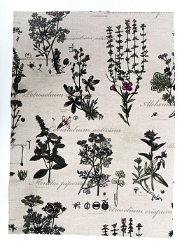 Полотенце льняное Ботаника