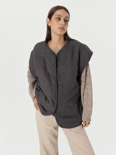 Куртка-жилет Boho graphite