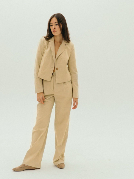 Жакет velvet Classy natural