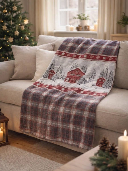 Плед льняной Шале рис.3