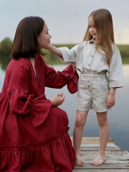 Рубашка детская Kiki natural