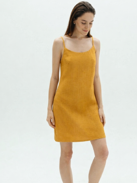 Платье Little limited mustard