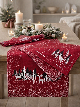 Комплект столовый Снежность