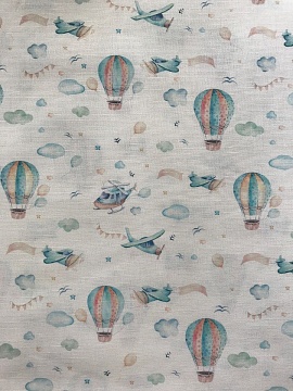 Ткань льняная Воздушный транспорт