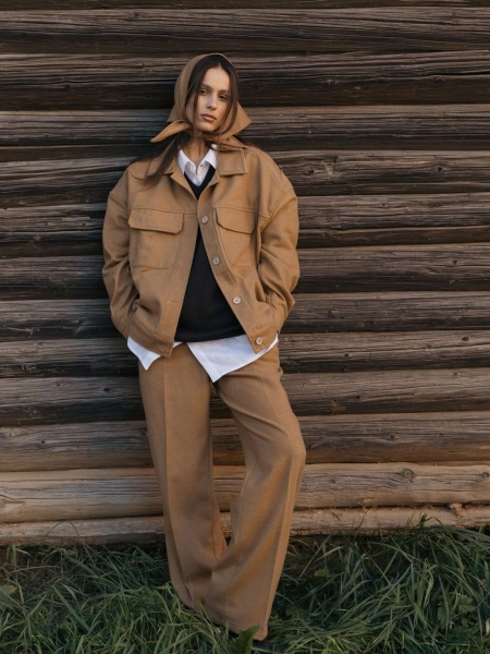 Брюки wool Classy limited mustard