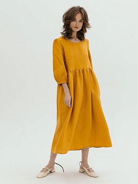 Платье Margo limited mustard