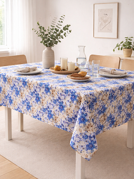 Скатерть льняная Фиори без салфеток