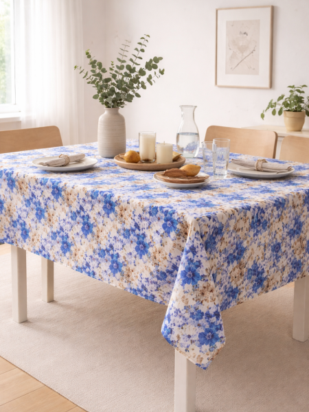 Скатерть льняная Фиори без салфеток