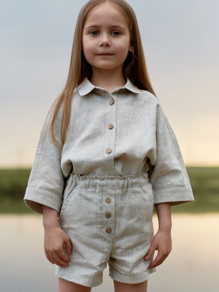 Рубашка детская Kiki natural