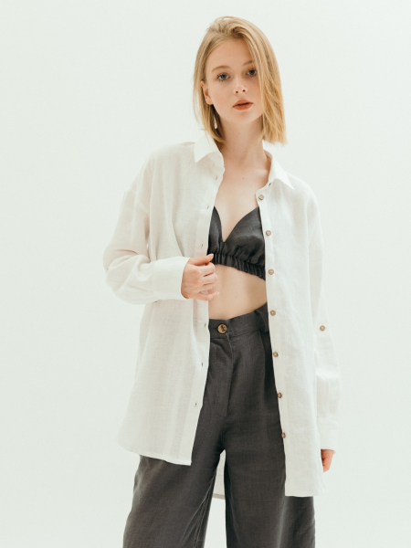 Рубашка Celine white