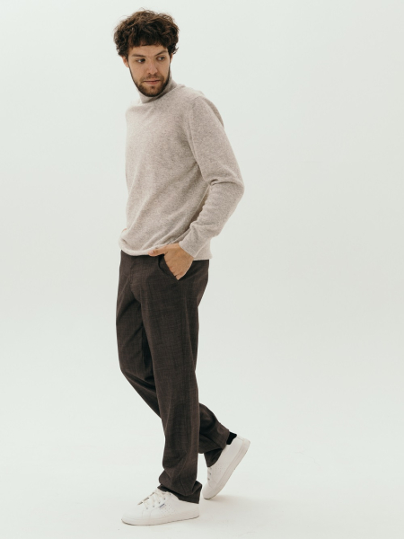 Брюки wool Rick limited chocolate