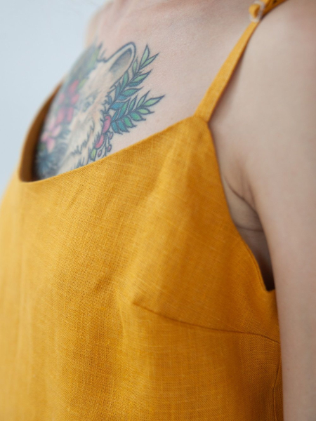 Топ Daisy limited mustard