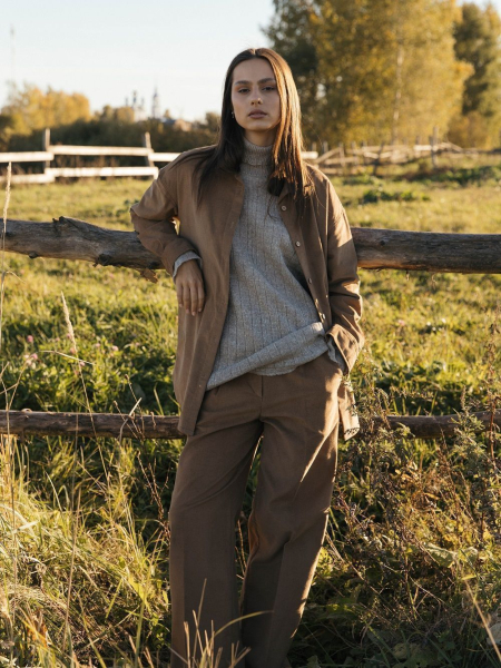 Рубашка velvet Celine limited chocolate