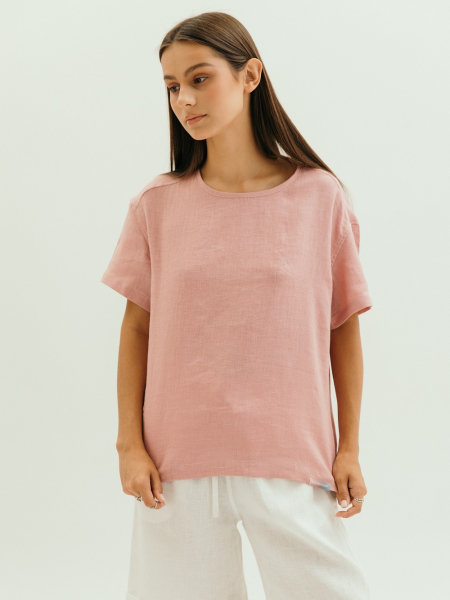 Футболка Basic dusty rose