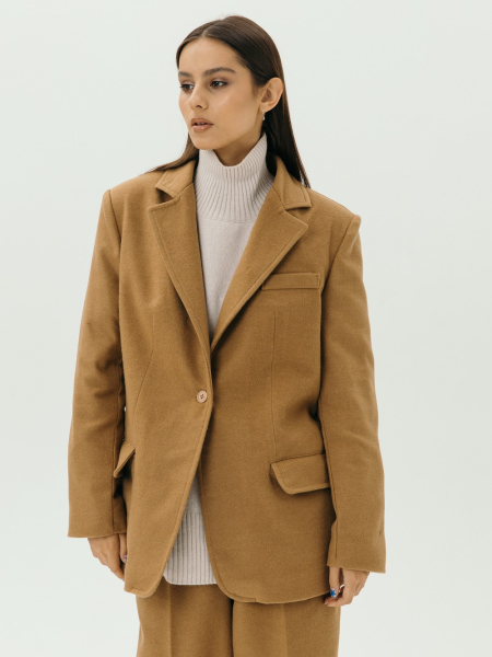 Жакет wool Parisian limited mustard
