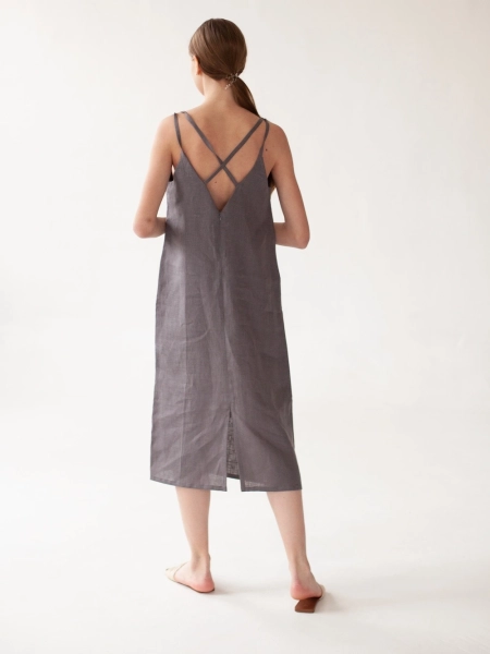 Сарафан Alaia graphite