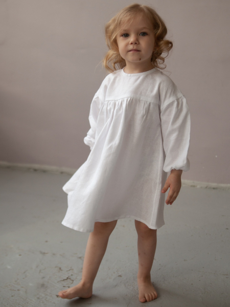 Платье детское Greta white