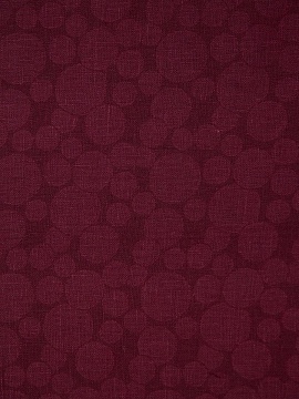 ОСТАТОК меньше метра Льняная ткань декоративная Нолики цвет 85