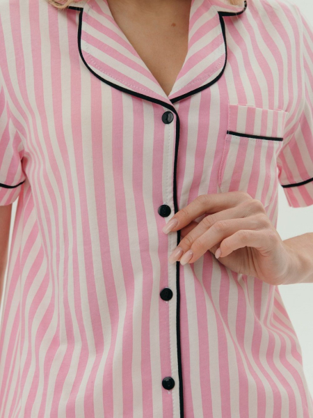 Пижама Snooze limited pink stripe