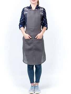 Фартук льняной Гриньон цвет графит