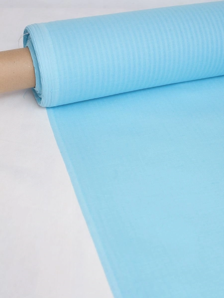 ОСТАТОК меньше метра Ткань полульняная Аквамарин арт.532-436