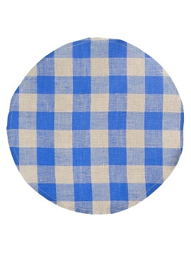 Салфетка круглая изо льна Бриджида