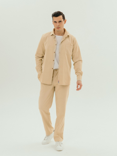 Брюки velvet Rick natural