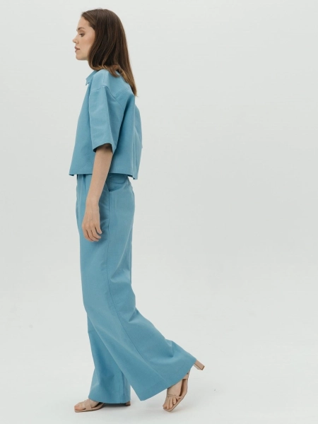 Брюки-палаццо Parisian limited azure