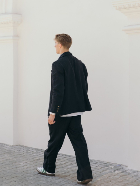 Брюки Wide black
