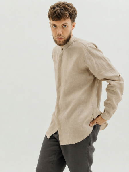 Рубашка Hugo limited beige