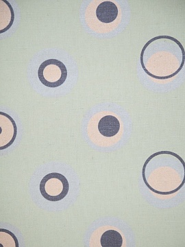 Ткань полульняная Круги арт.503