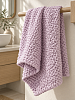 Полотенце вафельное Marshmallow lilac rose