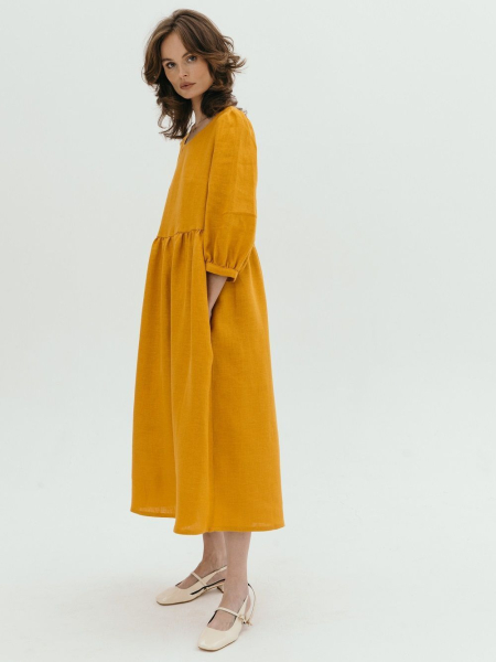 Платье Margo limited mustard