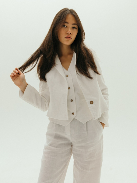 Жакет Classy white