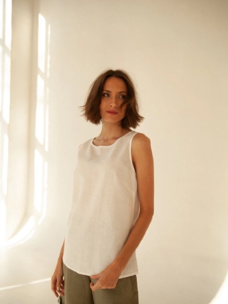 Топ ECO Elle white