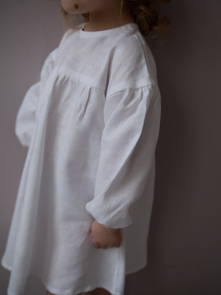 Платье детское Greta white