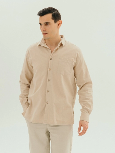 Рубашка flannel Mont Blanc natural