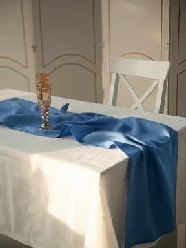 Дорожка льняная Hygge sky