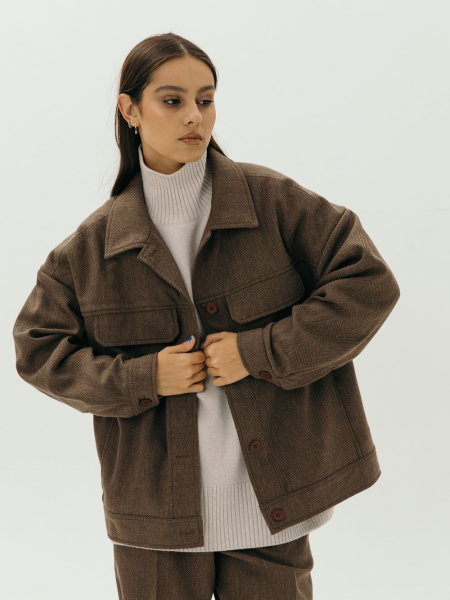 Куртка wool Bertha limited chocolate