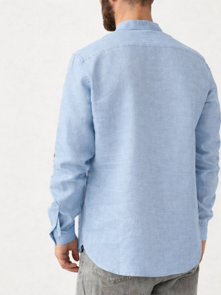 Рубашка полульняная Vegas sky