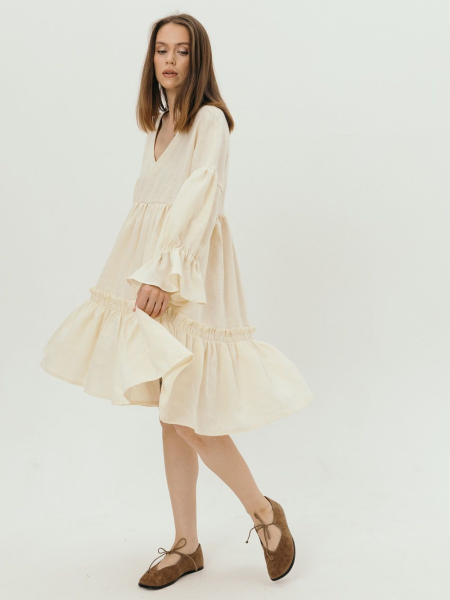 Платье Virginia limited ecru