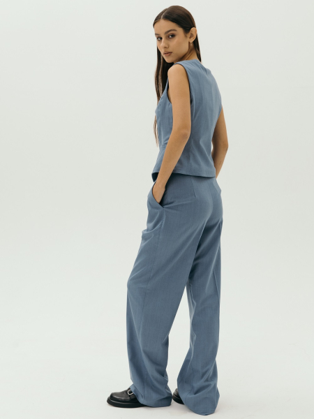 Брюки wool Classy sky