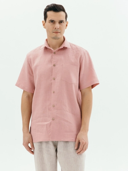 Рубашка Leon dusty rose
