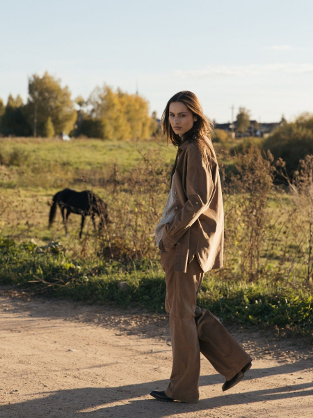 Брюки velvet Classy limited chocolate