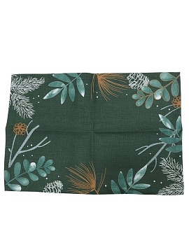 Набор льняных плейсматов Зимний сад