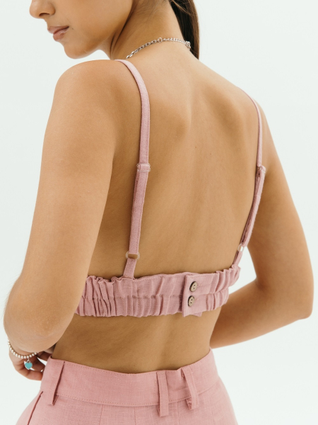Топ-бюстье Parisian dusty rose