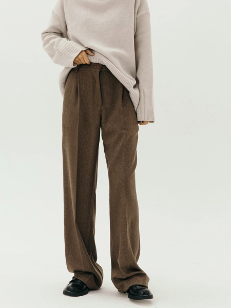 Брюки wool Classy limited chocolate line