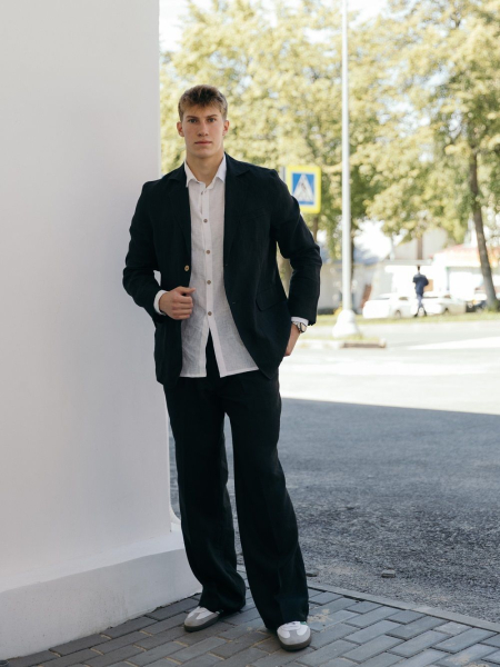 Брюки Wide black