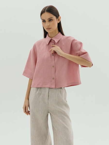 Рубашка Aura dusty rose
