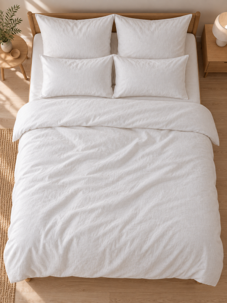 Простыня ECO Cozy white